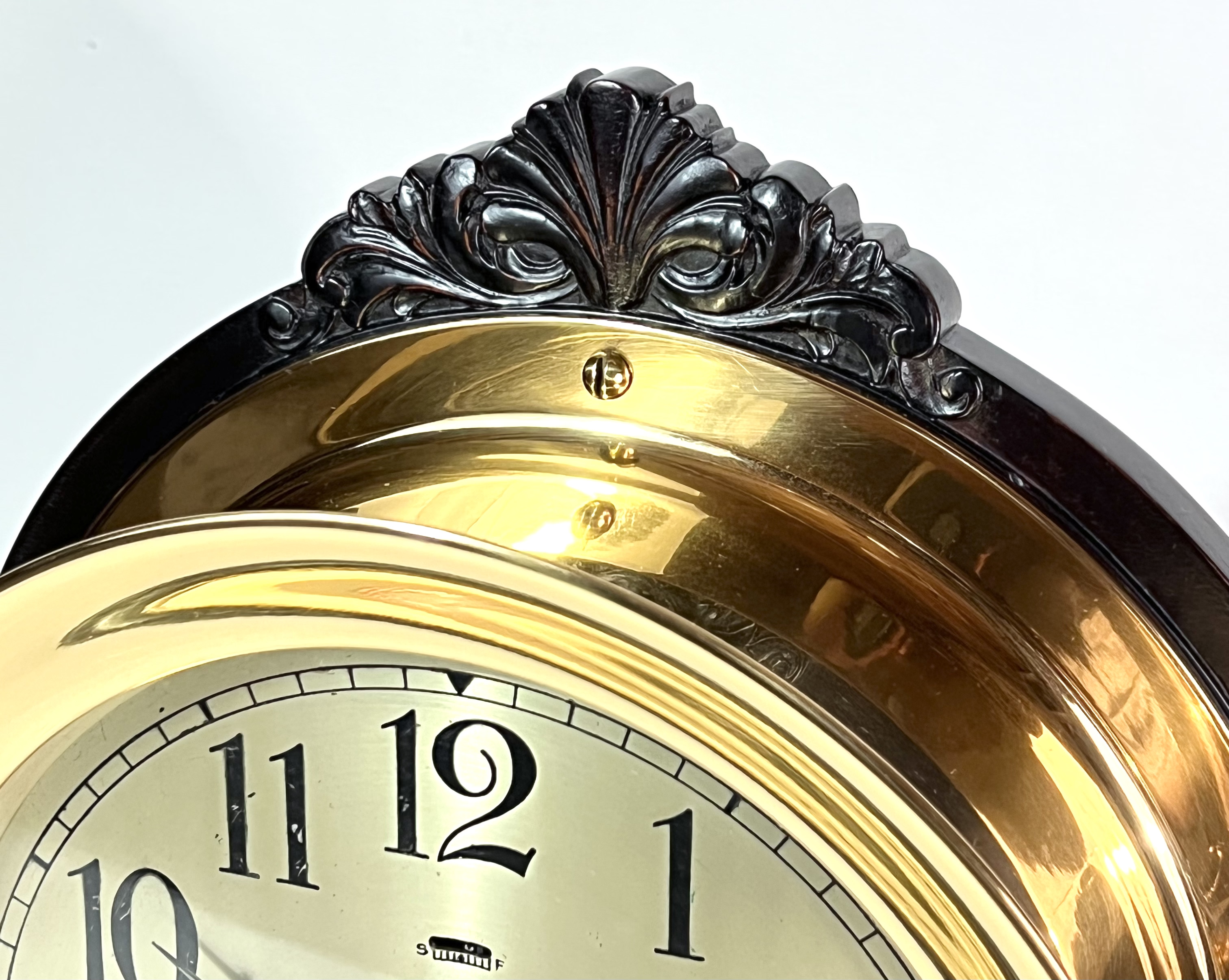 Chelsea 8 1/2 inch Carved Base No. 1 Clock