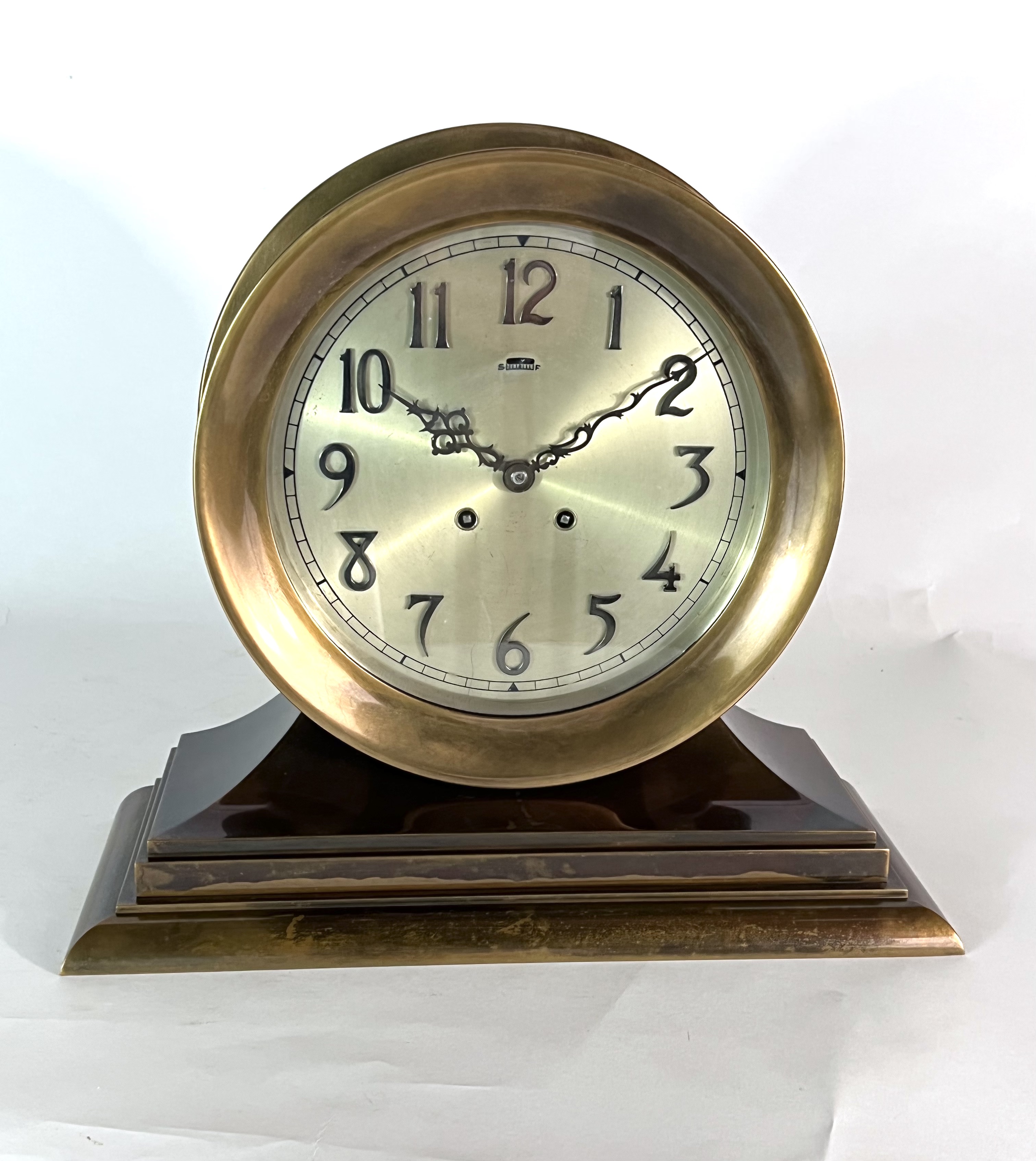 Chelsea Clock Co. 8 1/2 inch Special Dial Admiral Ships Bell Clock