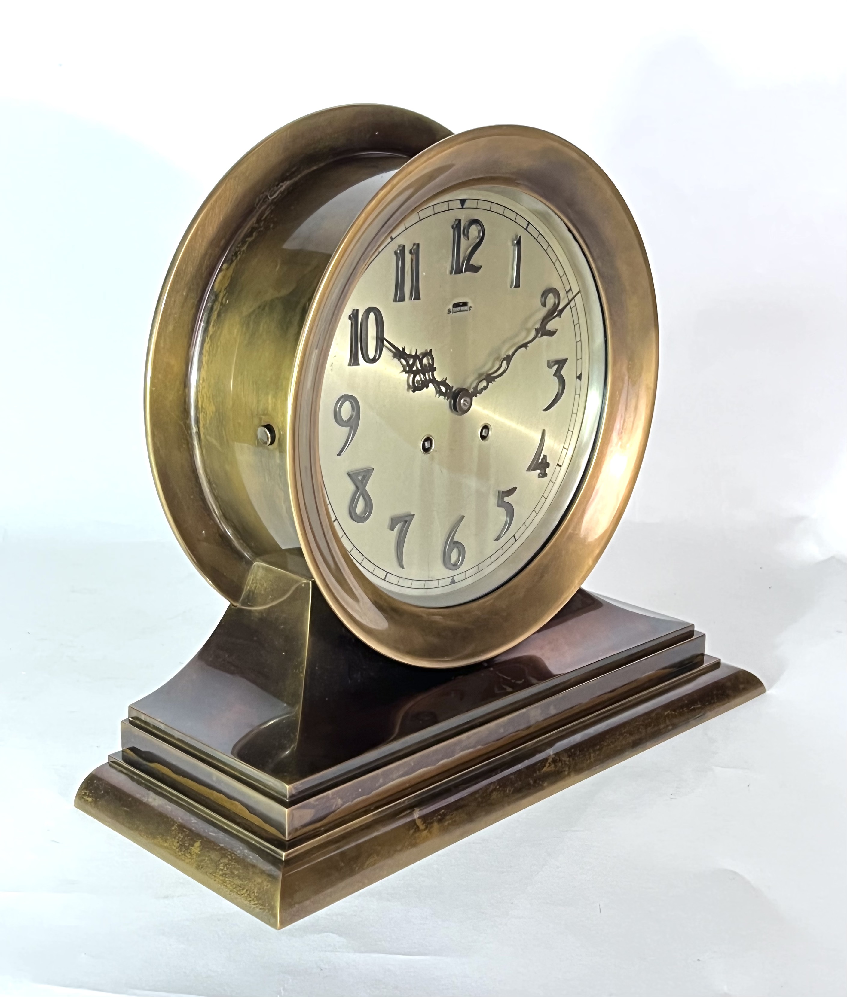 Chelsea Clock Co. 8 1/2 inch Special Dial Admiral Ships Bell Clock