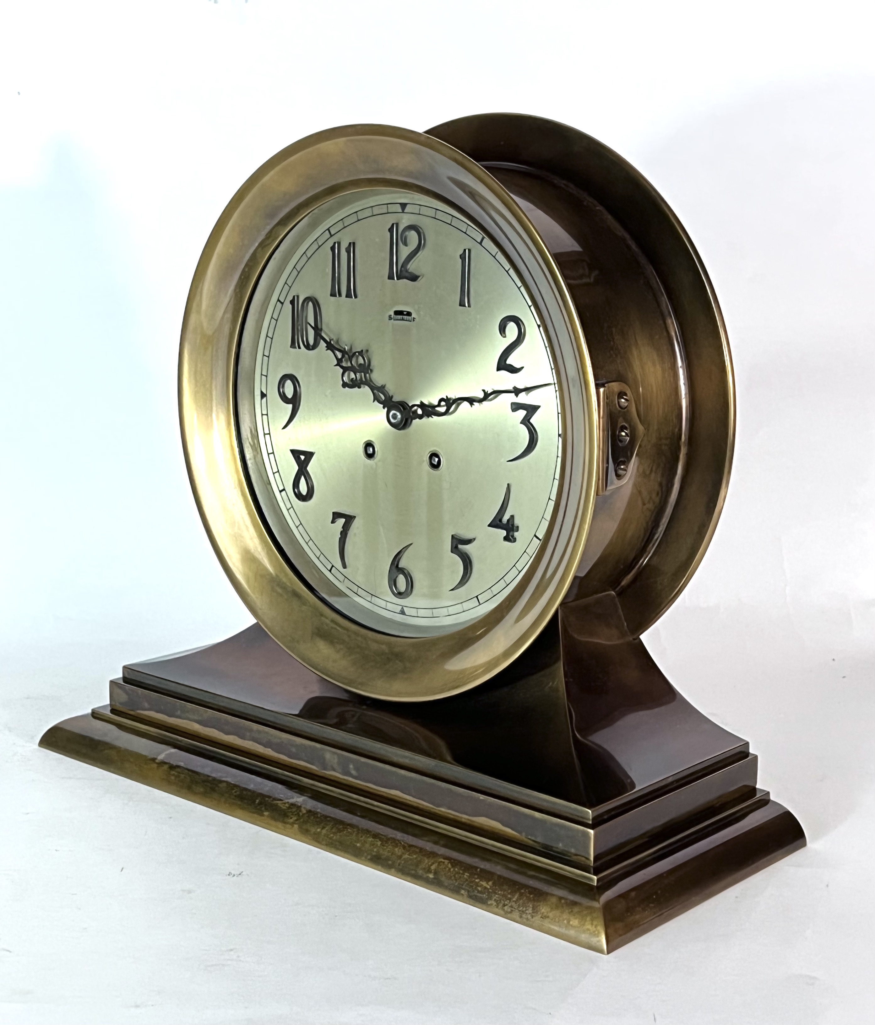 Chelsea Clock Co. 8 1/2 inch Special Dial Admiral Ships Bell Clock