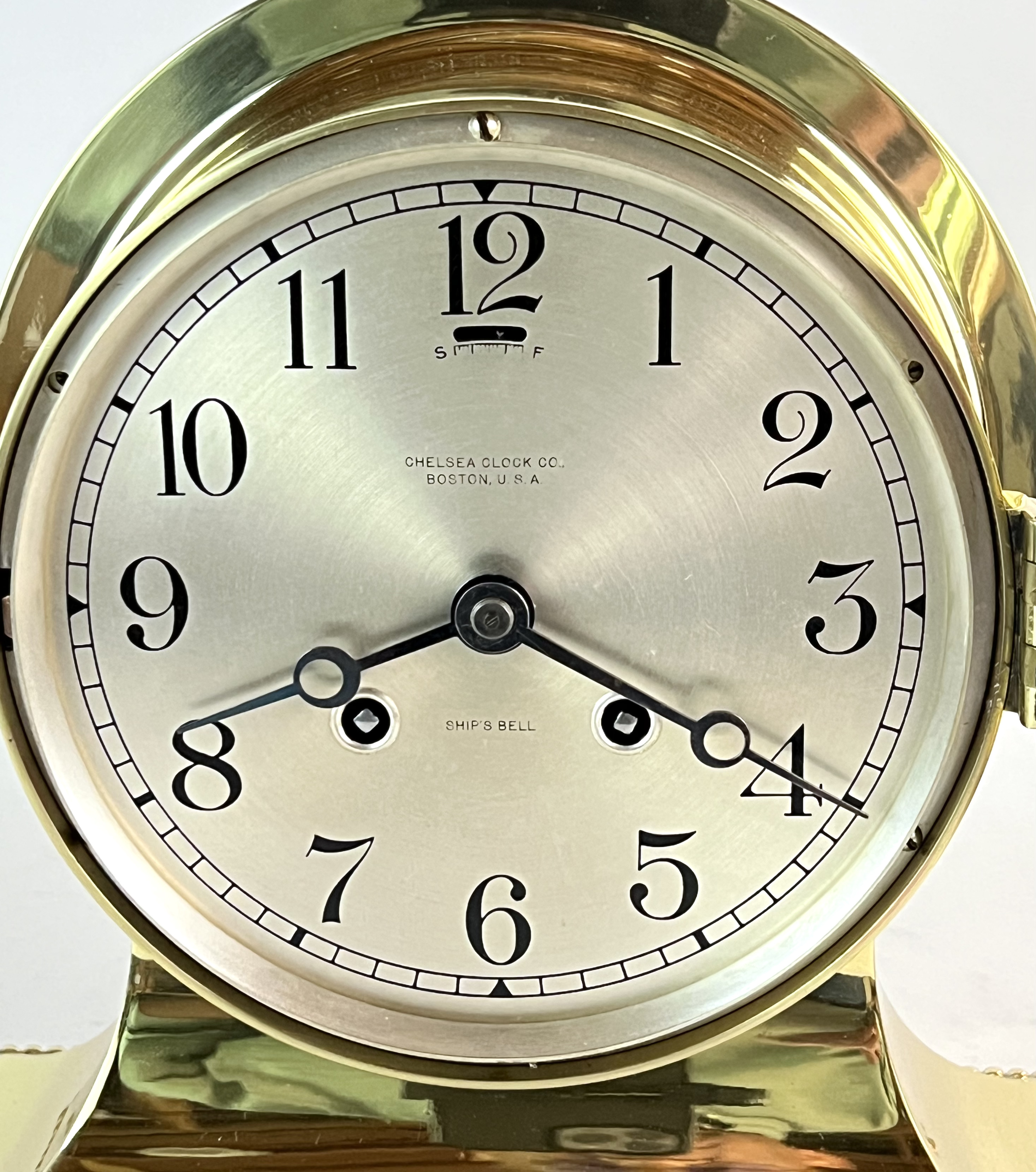 Chelsea 6 inch Library Clock - Ships Bell