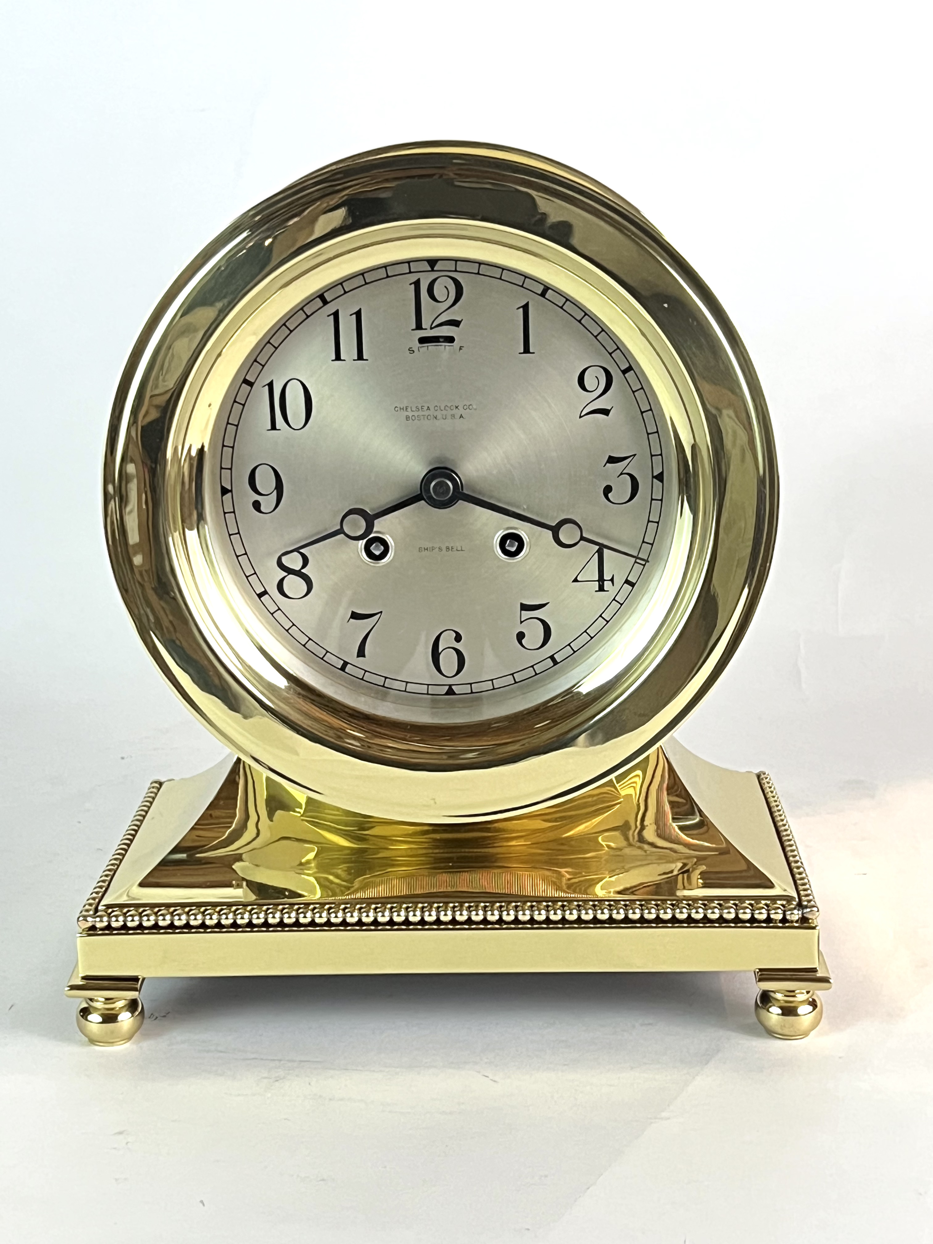 Chelsea 6 inch Library Clock - Ships Bell