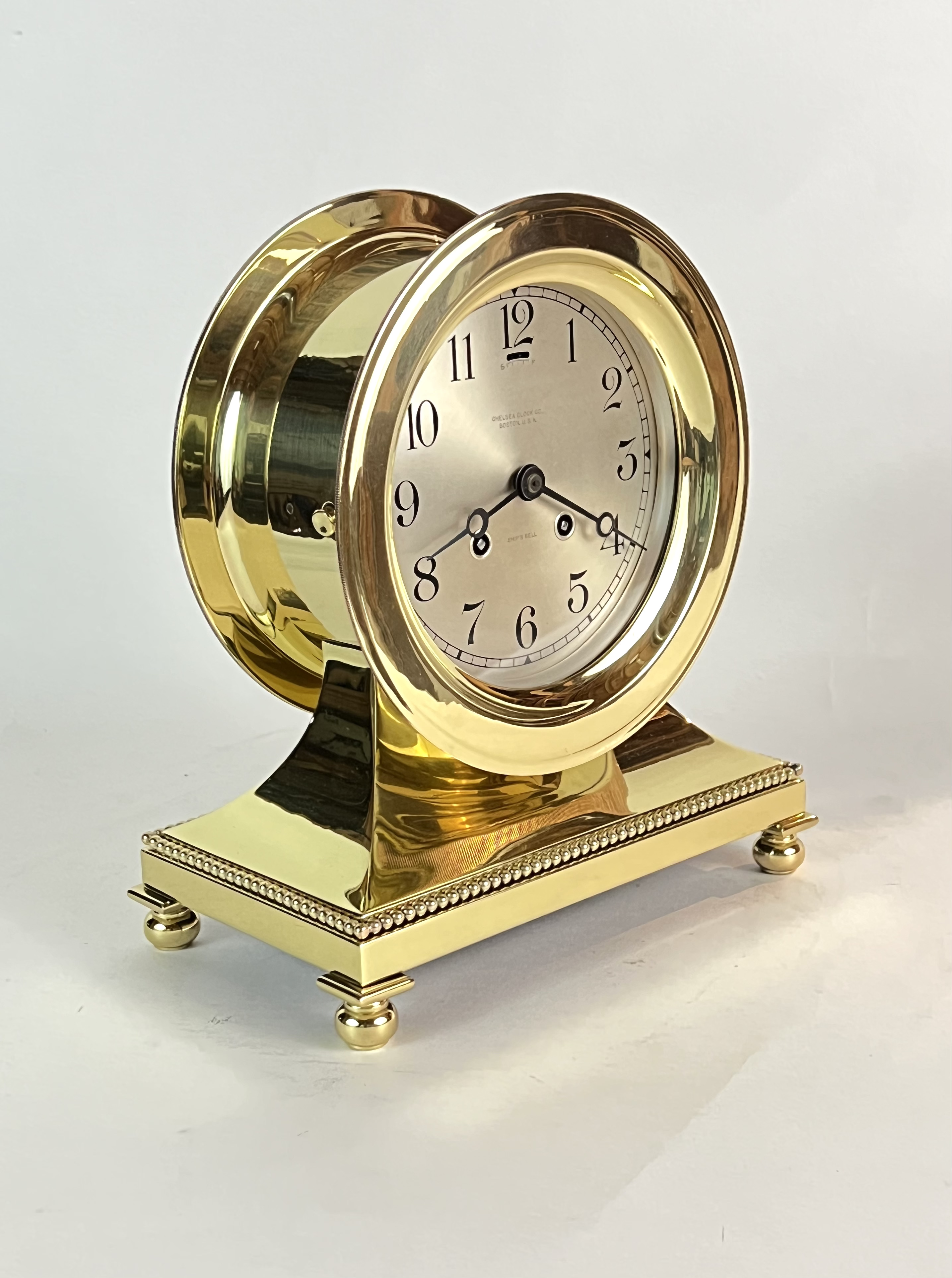 Chelsea 6 inch Library Clock - Ships Bell