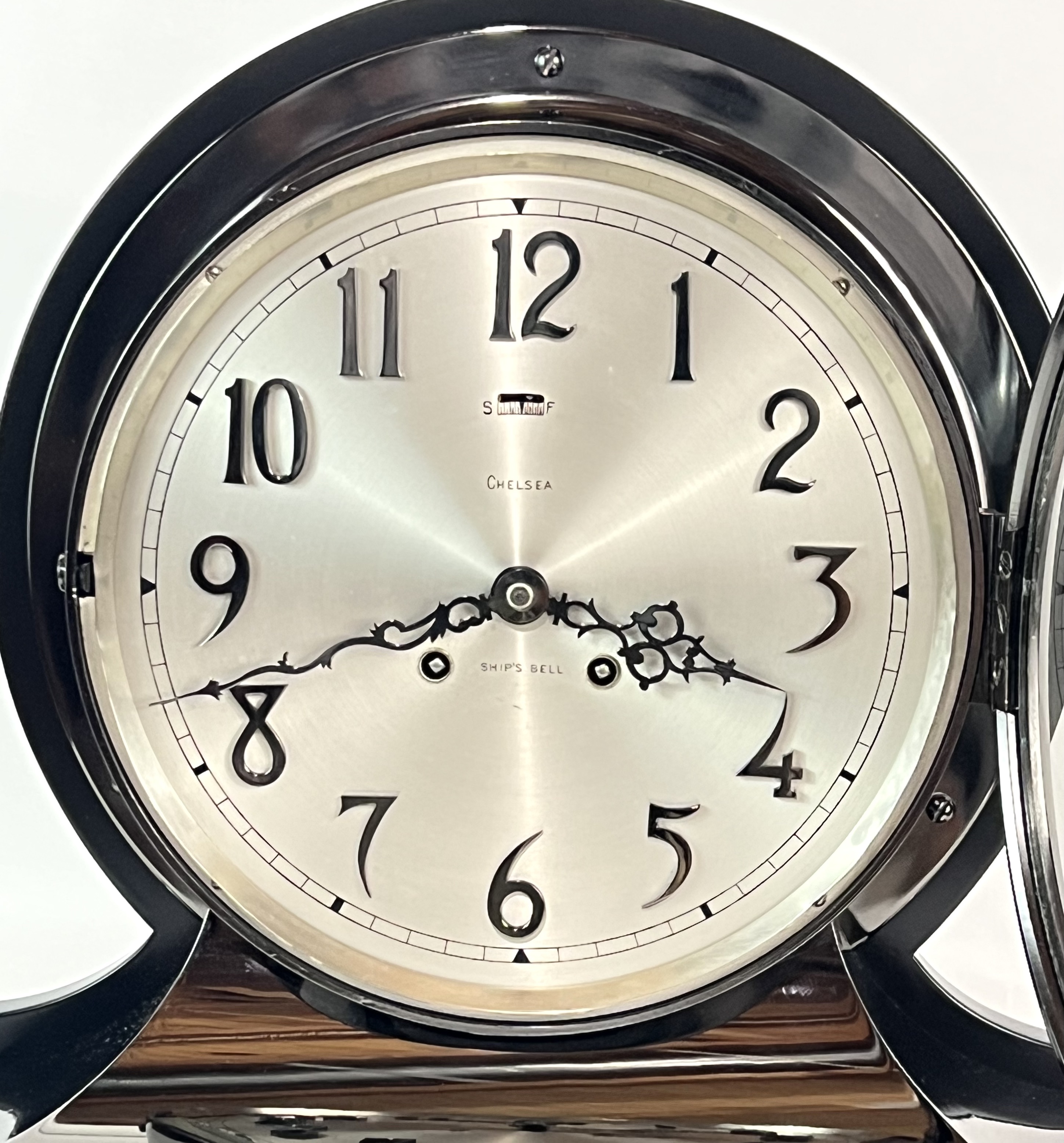 Chelsea 8 1/2 inch Special Dial Mahogany & Metal - Black Nickel
