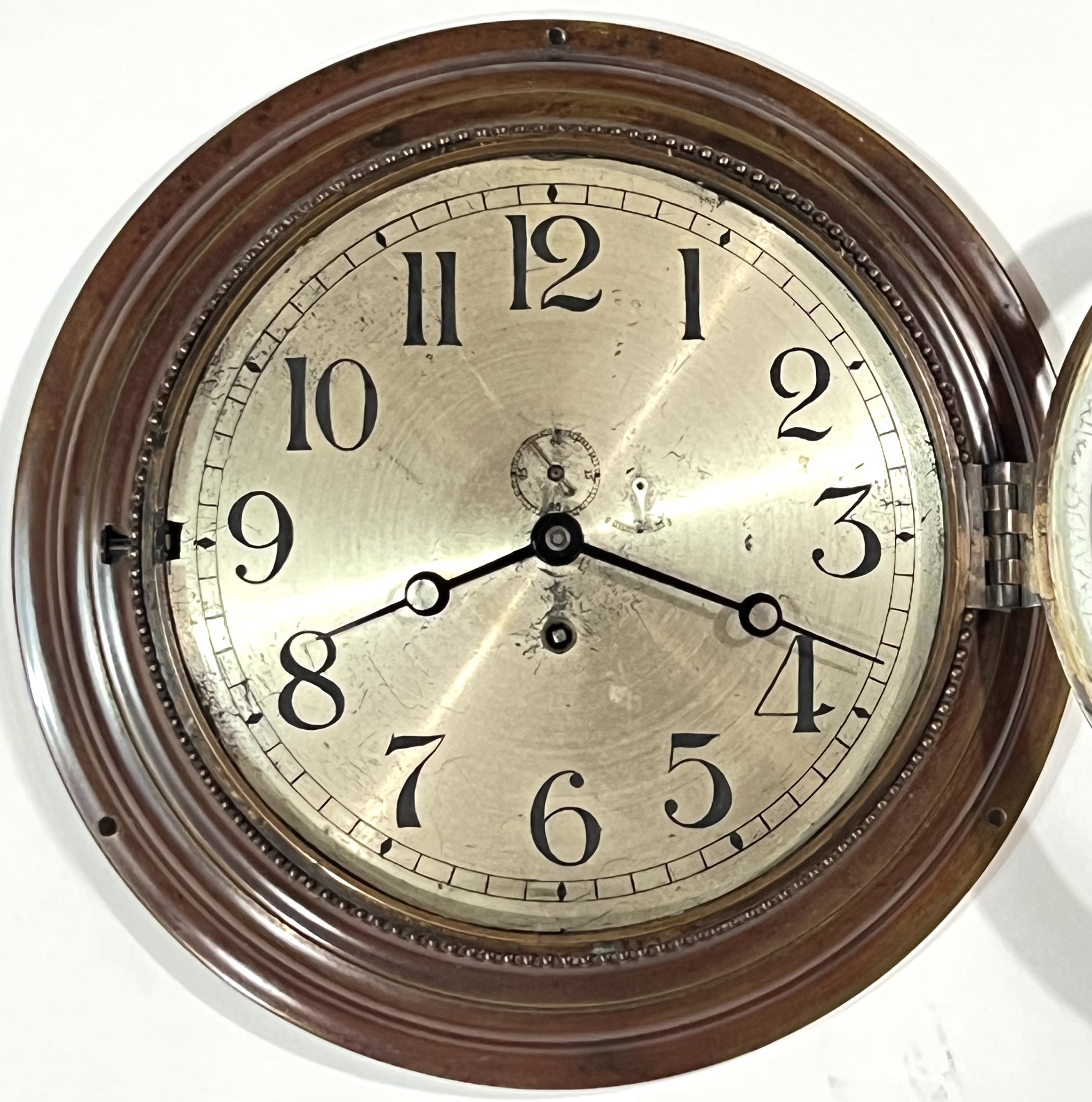 Vermont Clock Co. 8 1/8 inch Marine Gallery Clock