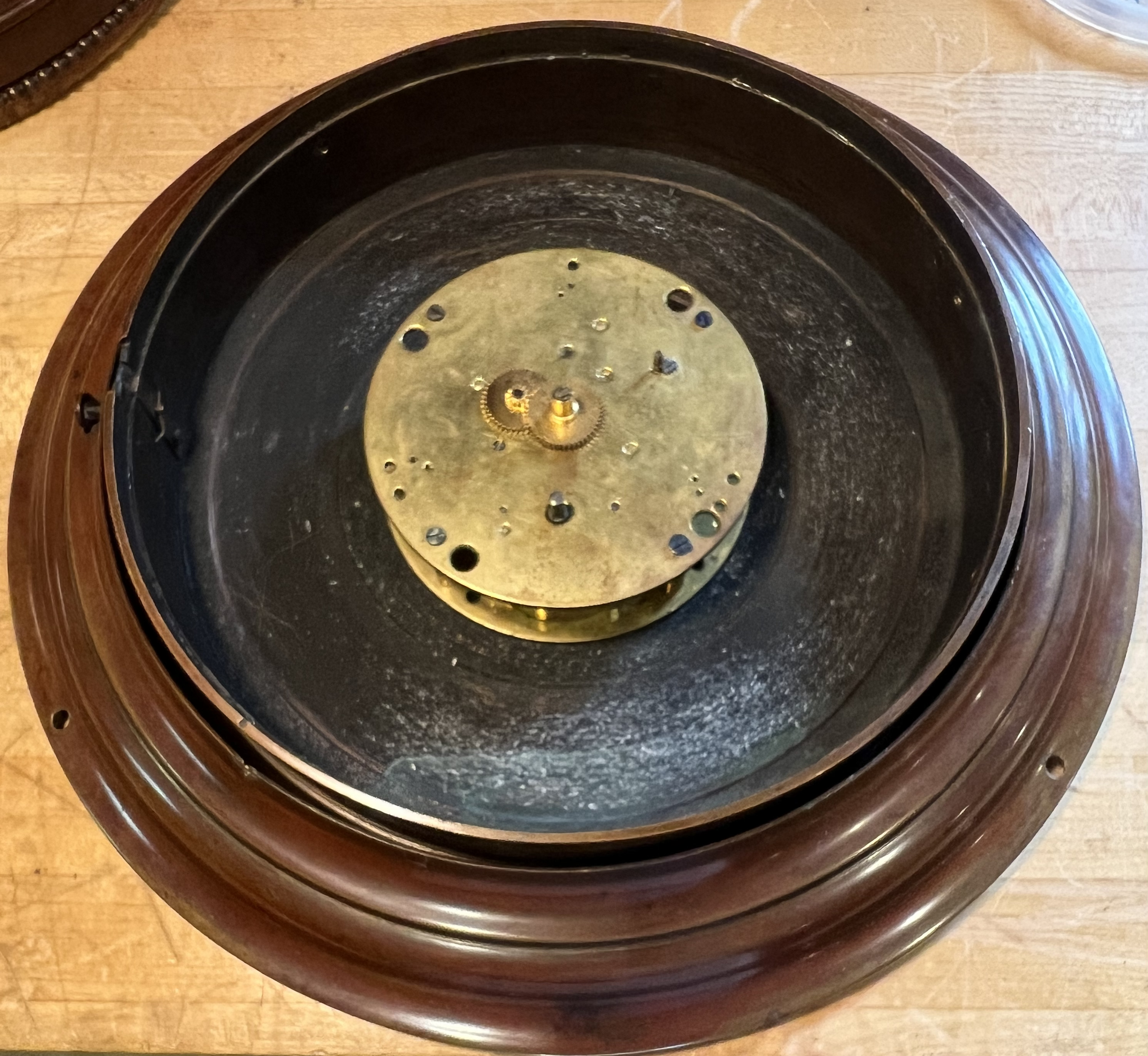 Vermont Clock Co. 8 1/8 inch Marine Gallery Clock