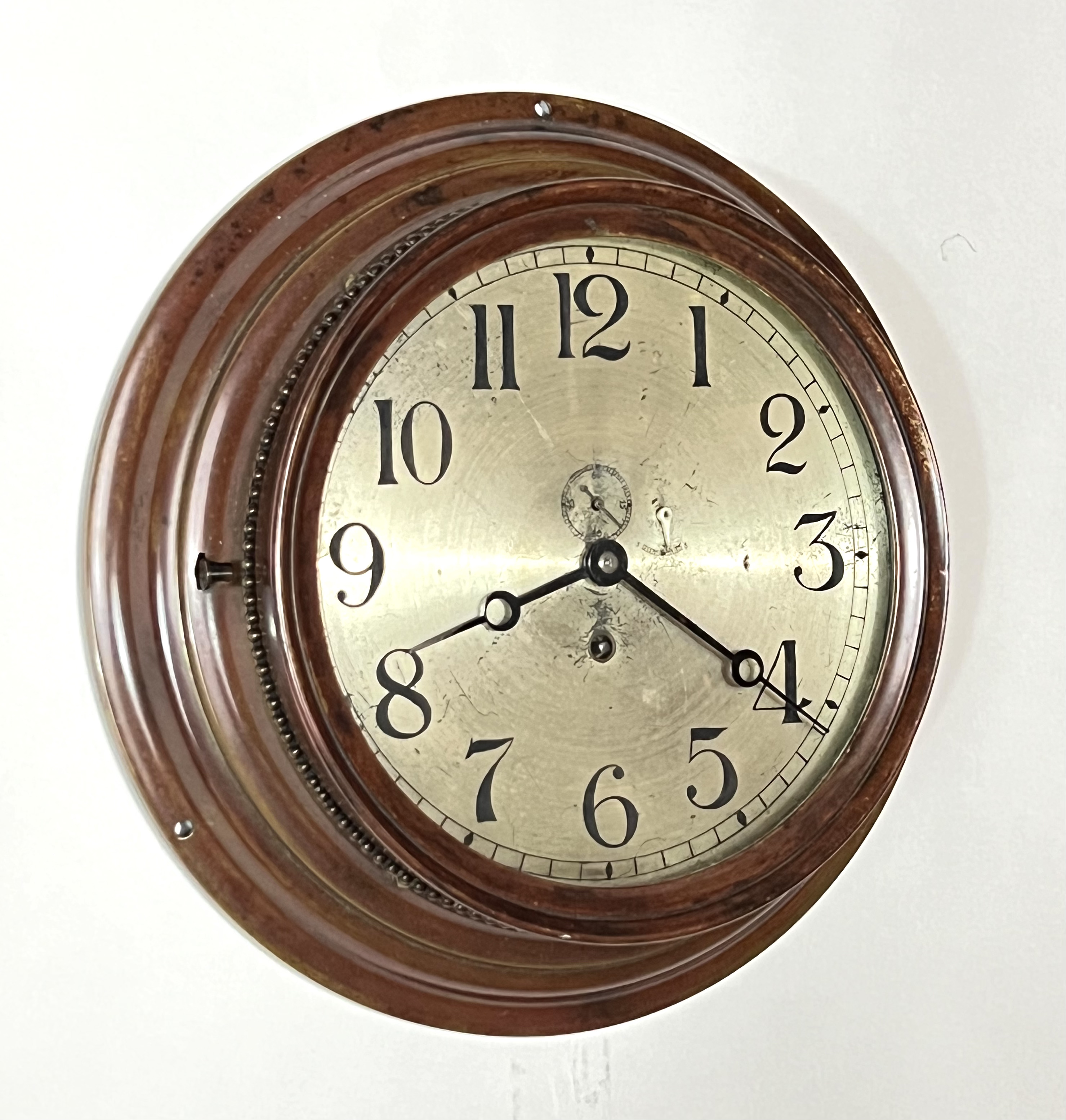 Vermont Clock Co. 8 1/8 inch Marine Gallery Clock