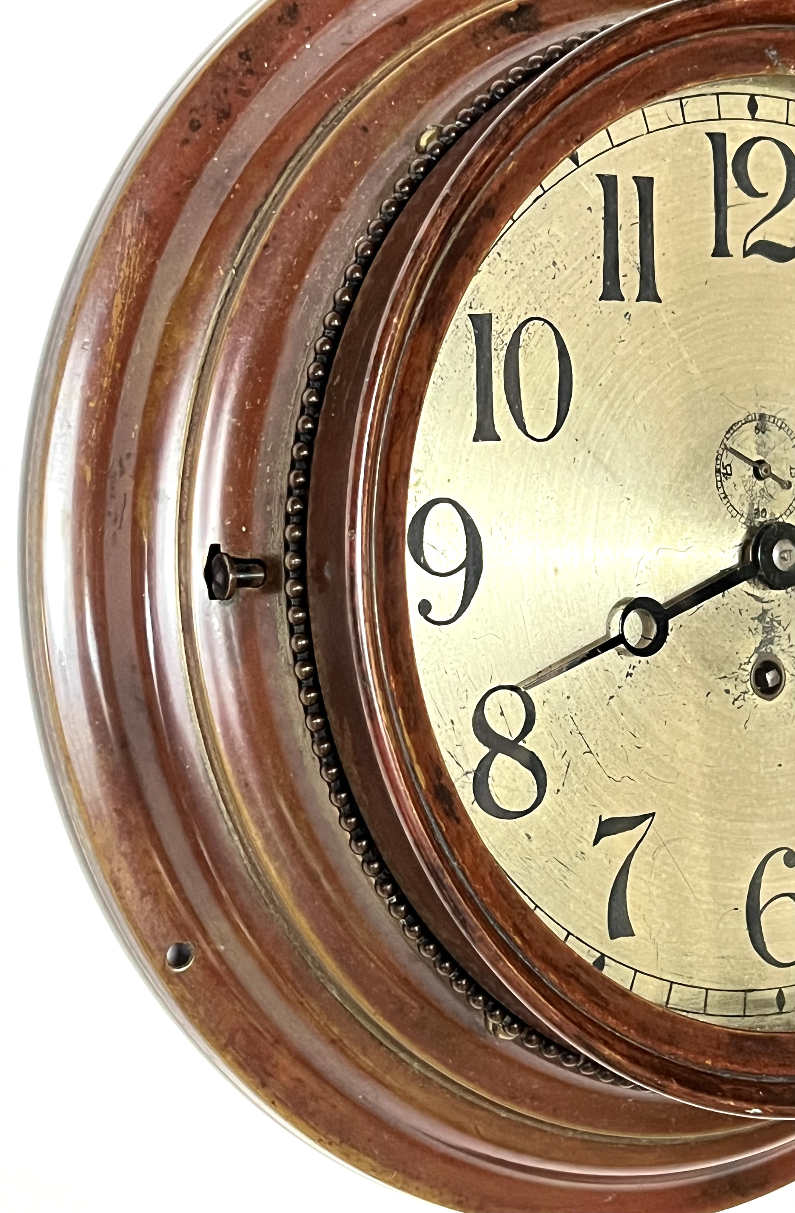 Vermont Clock Co. 8 1/8 inch Marine Gallery Clock