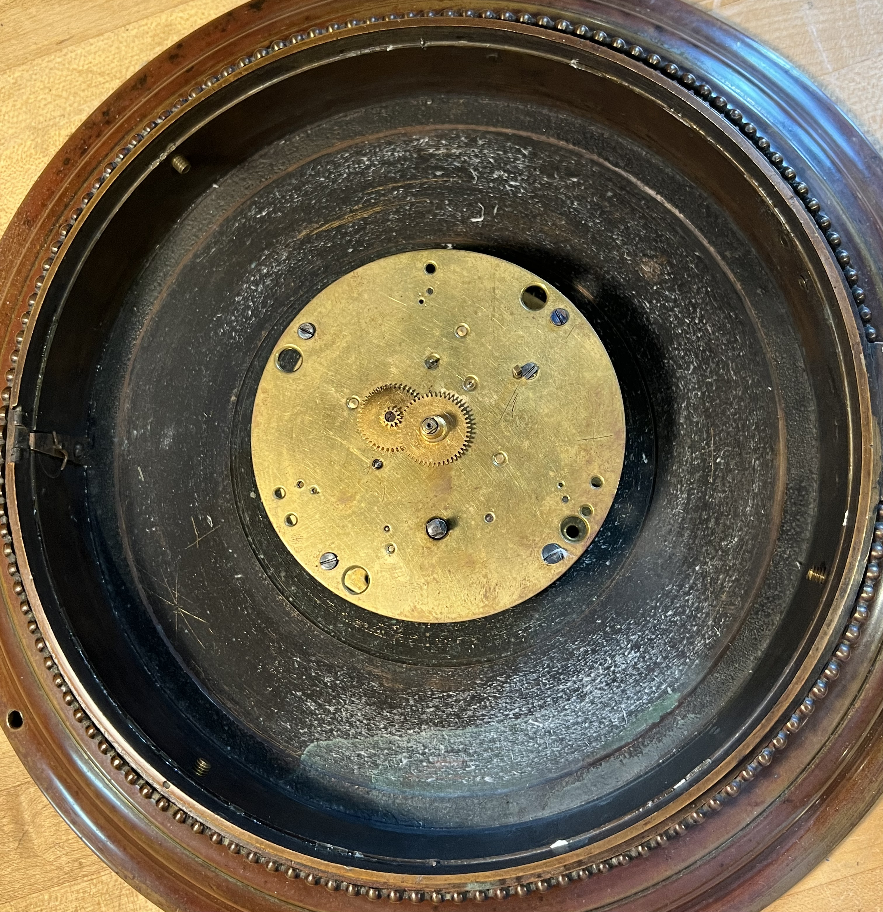 Vermont Clock Co. 8 1/8 inch Marine Gallery Clock