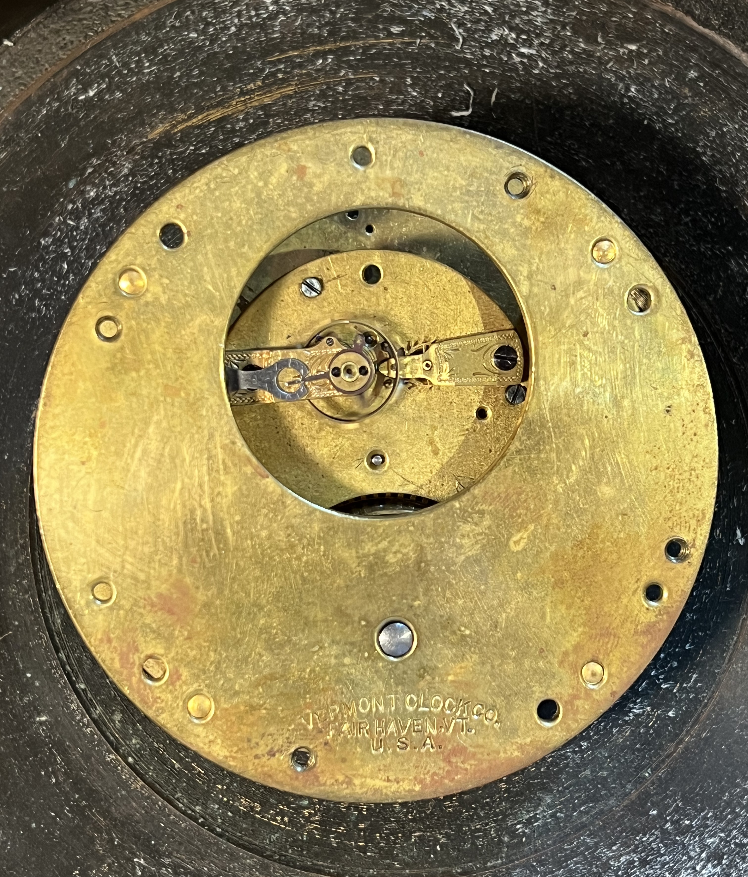 Vermont Clock Co. 8 1/8 inch Marine Gallery Clock