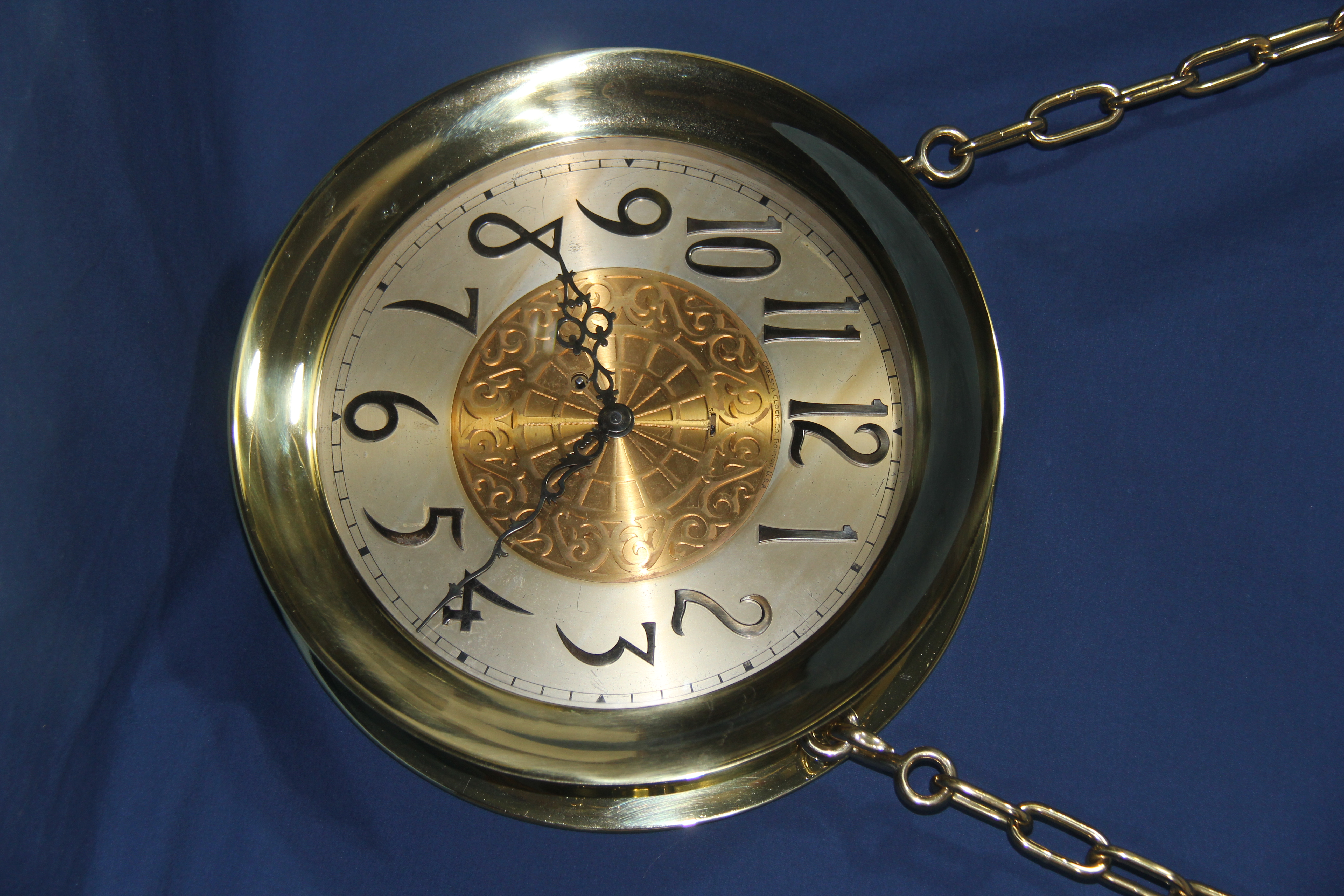 Chelsea 12 inch Special Grand Dial Ships Bell Chain Clock