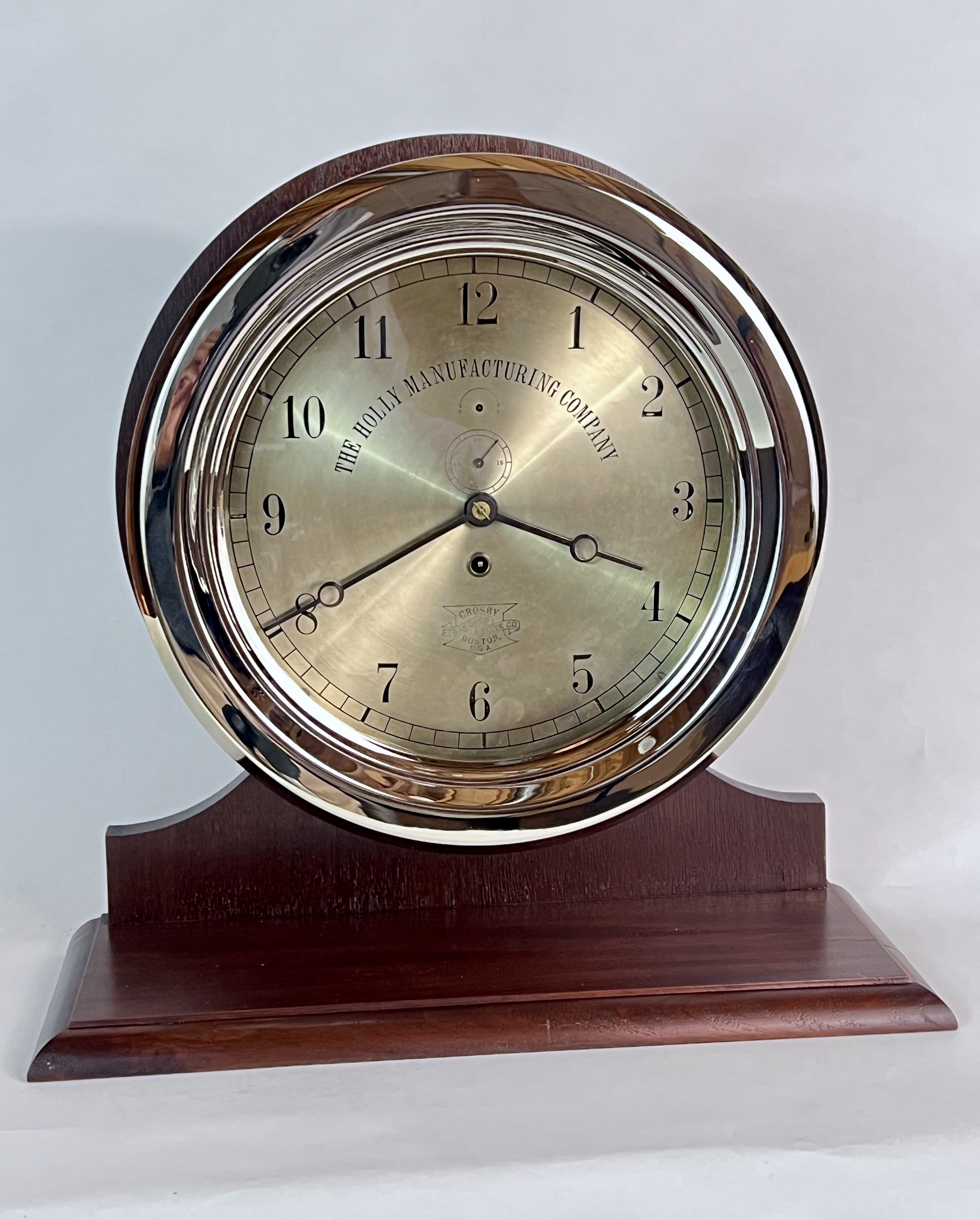 E. Howard 10” Marine Clock for The Holly Manufacturing Company