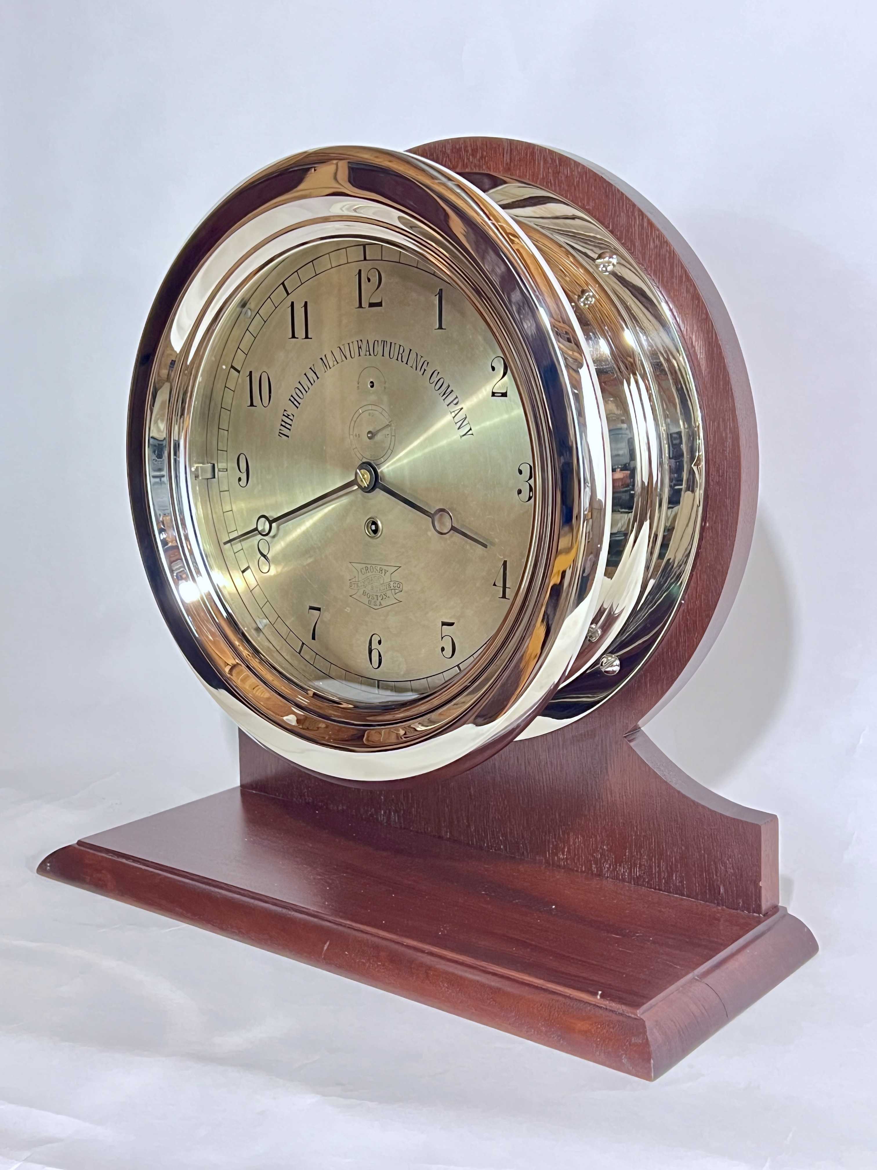 E. Howard 10” Marine Clock for The Holly Manufacturing Company