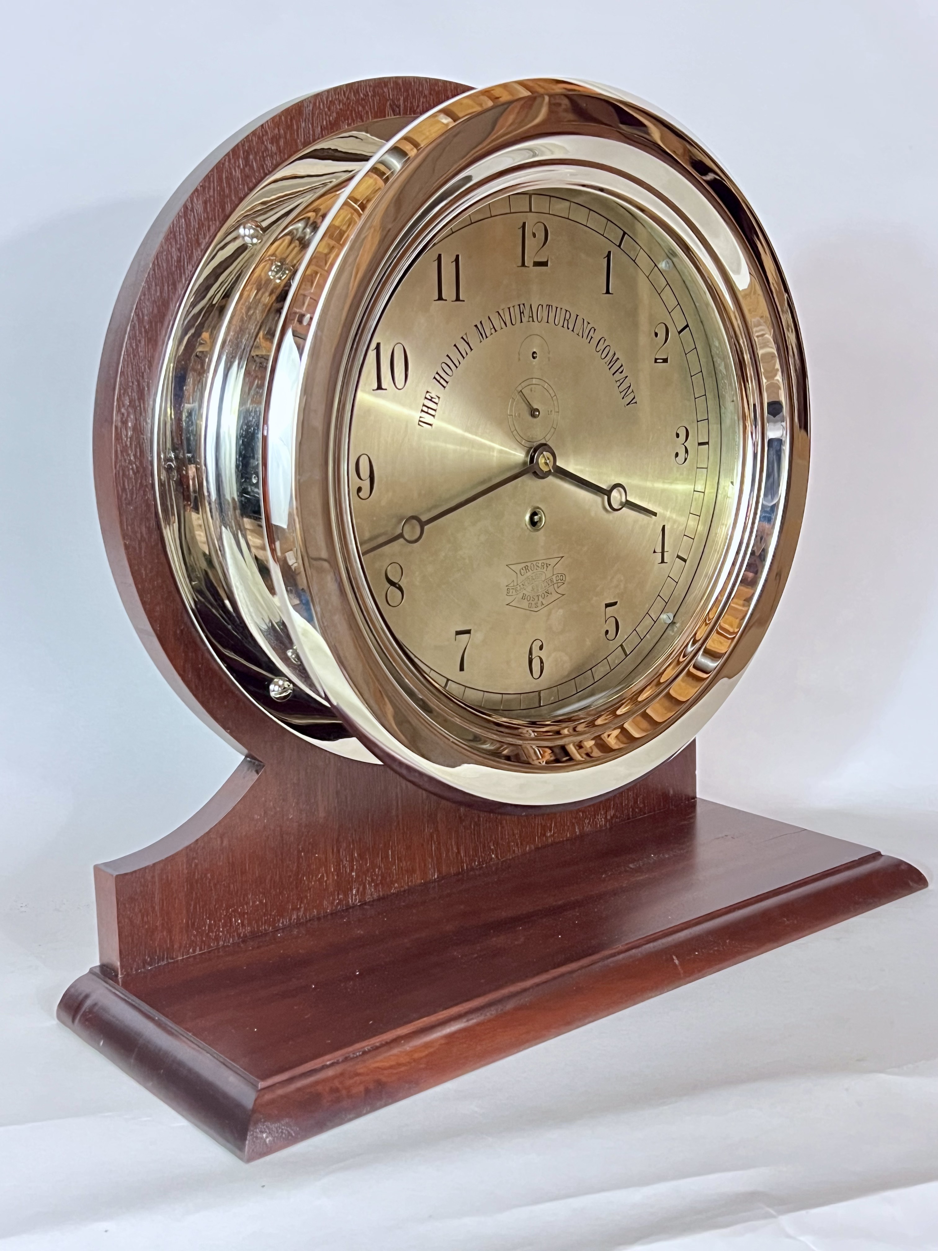 E. Howard 10” Marine Clock for The Holly Manufacturing Company
