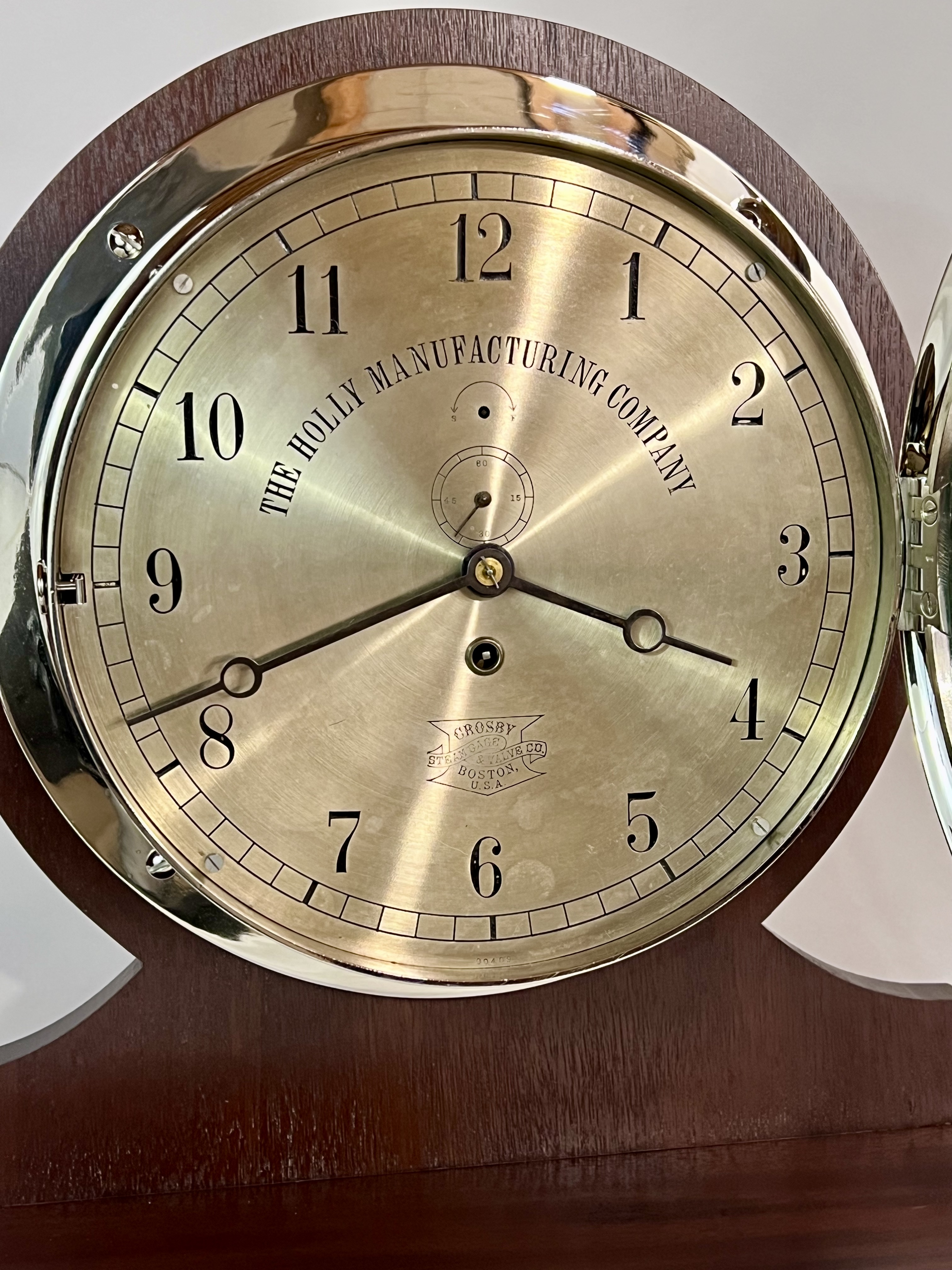 E. Howard 10” Marine Clock for The Holly Manufacturing Company