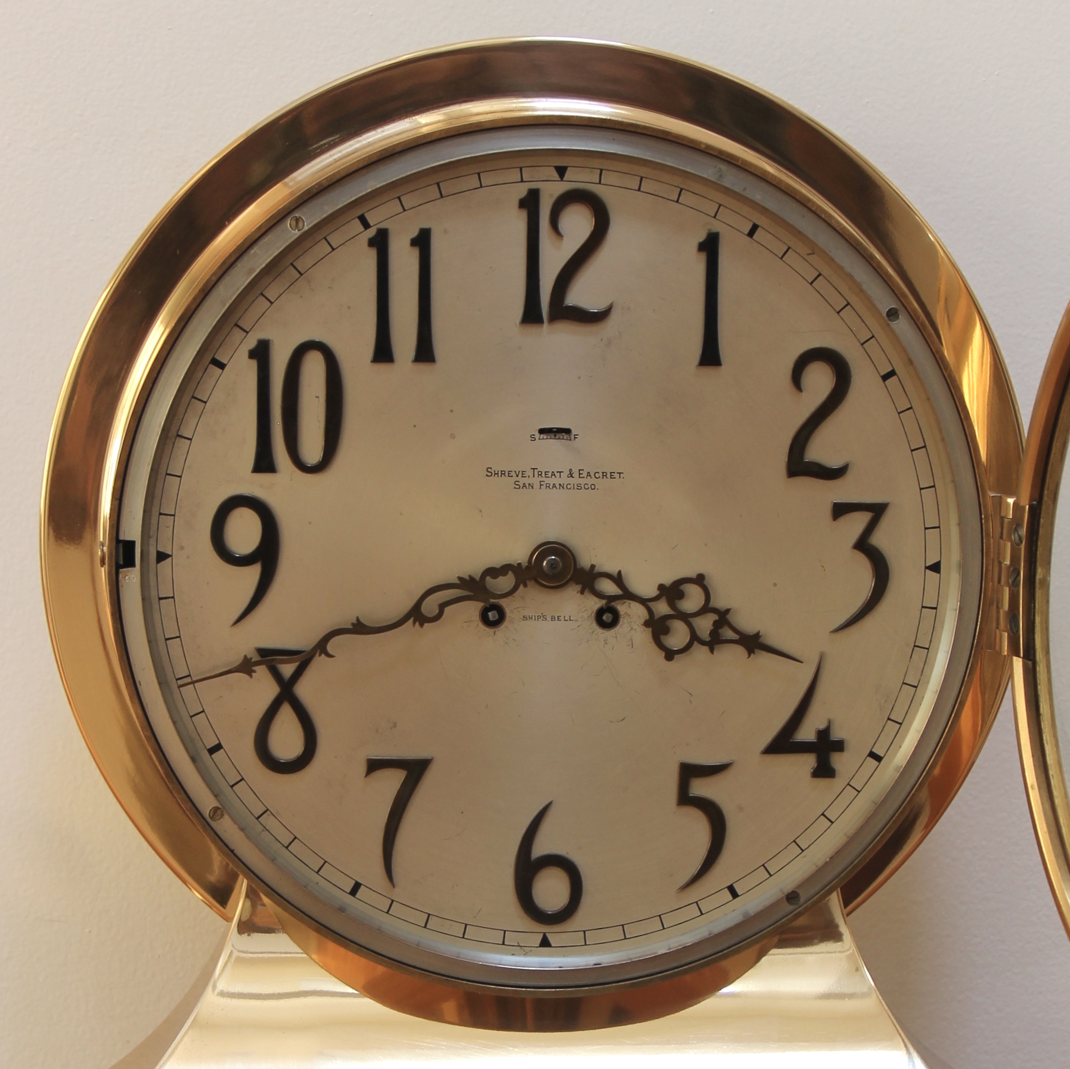 Chelsea Clock Co. 12 inch Special Dial Neptune Ships Bell Clock
